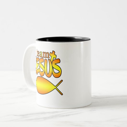 Team Jesus Coffee Mok (Voorkant links)