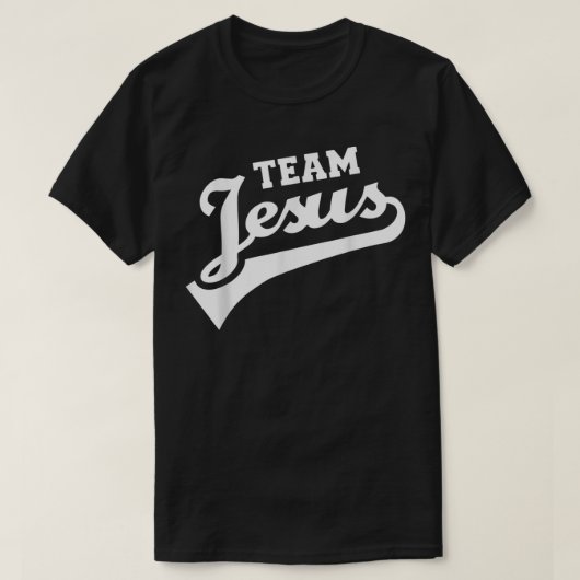 Team Jesus Lifetime Lid grappig Christelijk shirt (Design voorkant)