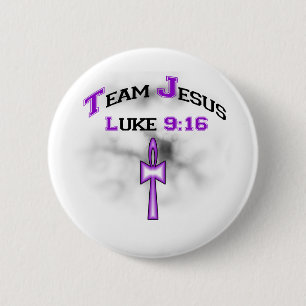 Team Jesus Luke 916 Ronde Button 5,7 Cm