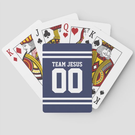 Team Jesus Pokerkaarten (Achterkant)