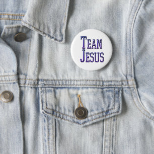 Team Jesus Ronde Button 5,7 Cm
