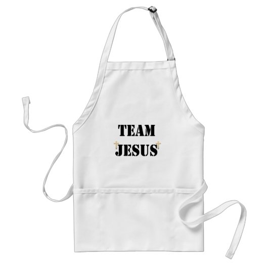 Team Jesus Standaard Schort (Voorkant)