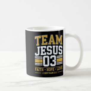 Team Jezus 03 Christelijk Geloof Mannen Tiener Mei Koffiemok