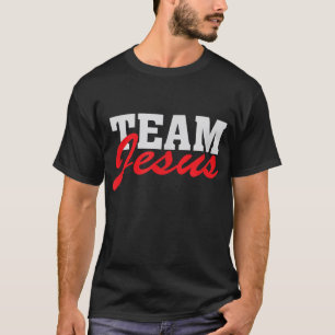 Team Jezus - Christelijk geloof citaat gelovige ge T-shirt