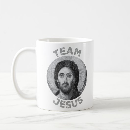 Team Jezus: Christus Pantocrator Icoon Koffiemok (Links)