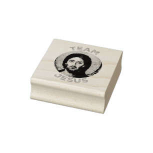 Team Jezus: Christus Pantocrator Icoon Rubberstempel