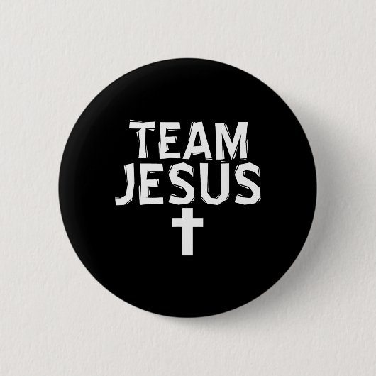 Team Jezus Ronde Button 5,7 Cm (Voorkant)