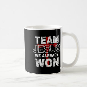 Team Jezus We Hebben Al Gewonnen Christelijk Geloo Koffiemok