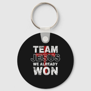 Team Jezus We Hebben Al Gewonnen Christelijk Geloo Sleutelhanger