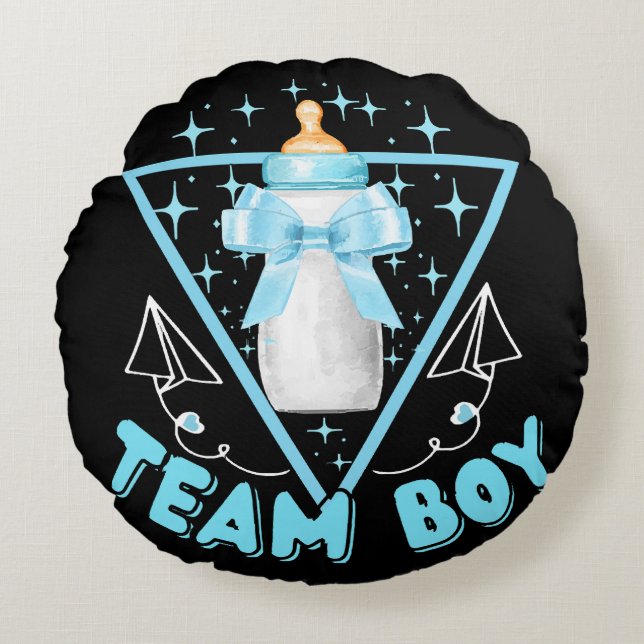 Team Jongen Rond Kussen (Voorkant)