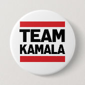 TEAM KAMALA RONDE BUTTON 7,6 CM (Voorkant)