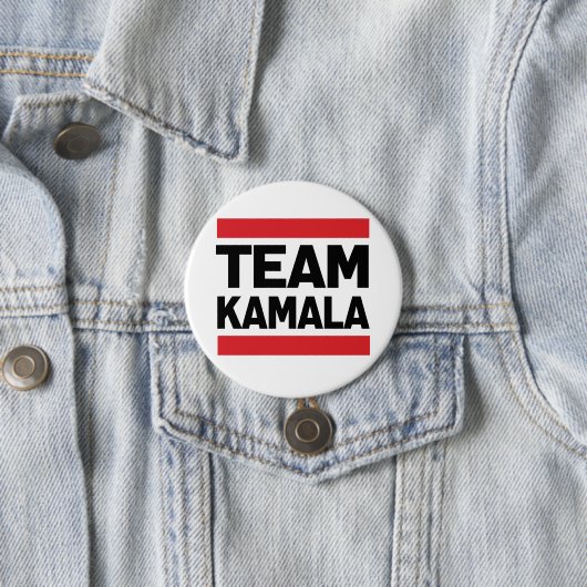 TEAM KAMALA RONDE BUTTON 7,6 CM (In situ)