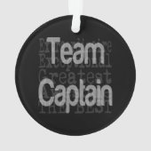 Team Kapitein Extraordinaire Ornament (achterkant)