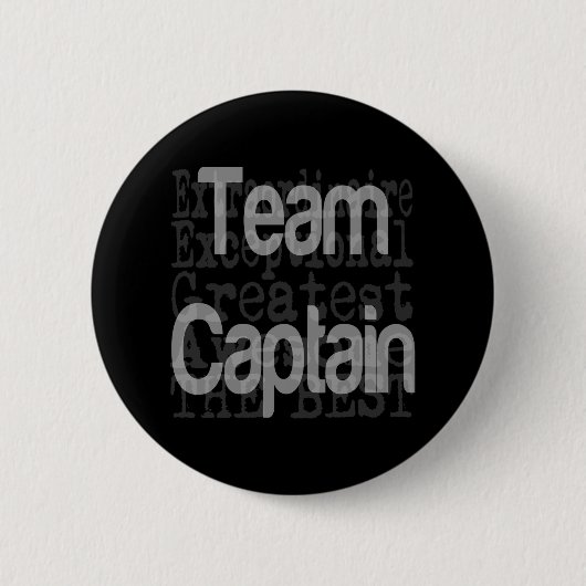 Team Kapitein Extraordinaire Ronde Button 5,7 Cm (Voorkant)