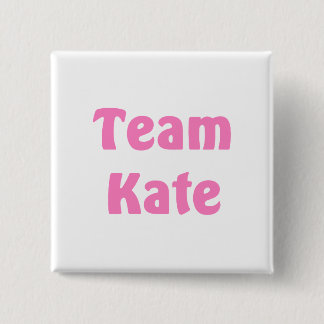 Team Kate Vierkante Button 5,1 Cm