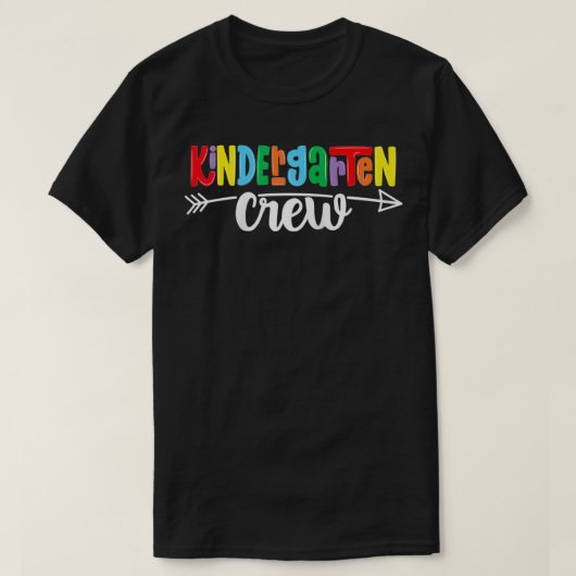 Team Kindergarten Crew T-shirt (Design voorkant)