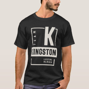 Team Kingston Levenslang Lid Kingston Naam T-shirt