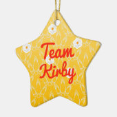 Team Kirby Keramisch Ornament (Links)