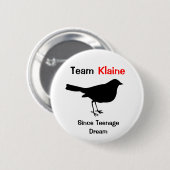 Team Klaine Ronde Button 5,7 Cm (Voorkant /achterkant)