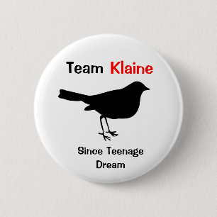 Team Klaine Ronde Button 5,7 Cm