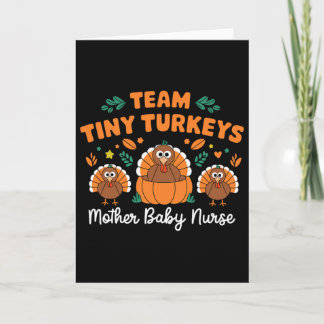 Team Kleine Kalkoenen Nicu Moeder Byby Fijne Thank Kaart