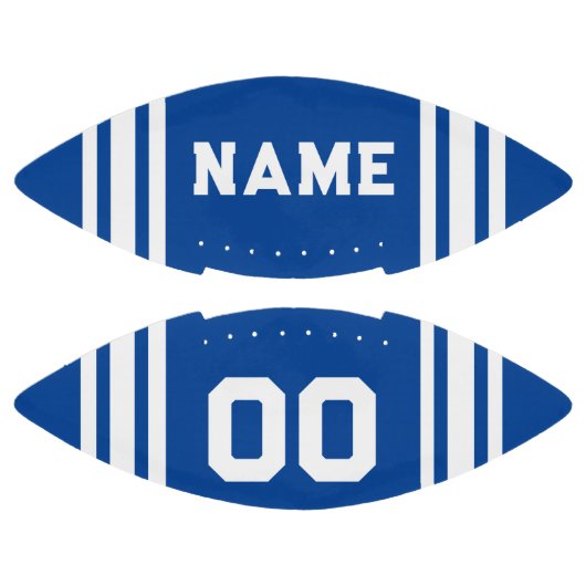 Team Kleuren Blauw en Wit American Football (Panelen)