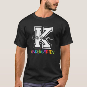 Team Kleuterschool Team K Elementaire Leraar Terug T-shirt