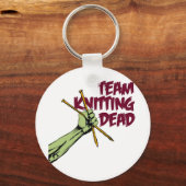 Team Knitting Dead Sleutelhanger (Voorkant)
