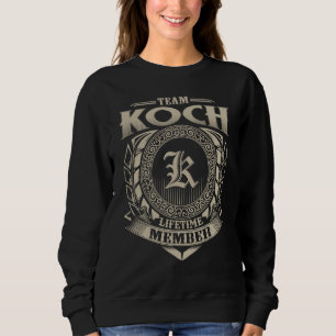 Team KOCH levenslang lid Achternaam KOCH Familie A Trui