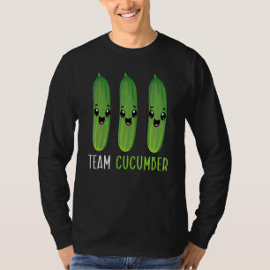 Team Komkommer Groente Plant Vegetarisch Veganisti T-shirt
