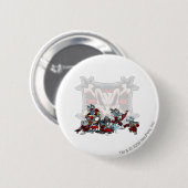 Team Krawk Island Group Ronde Button 5,7 Cm (Voorkant /achterkant)