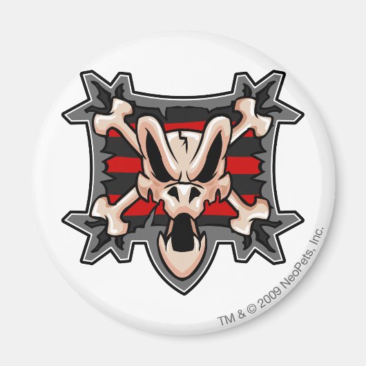 Team Krawk Island Logo Magneet (Voorkant)