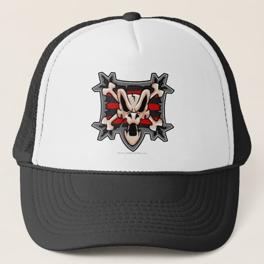 Team Krawk Island Logo Trucker Pet (Voorkant)