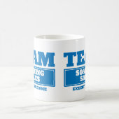 Team la tasse d'événement de bureau personnalisée (Centre)