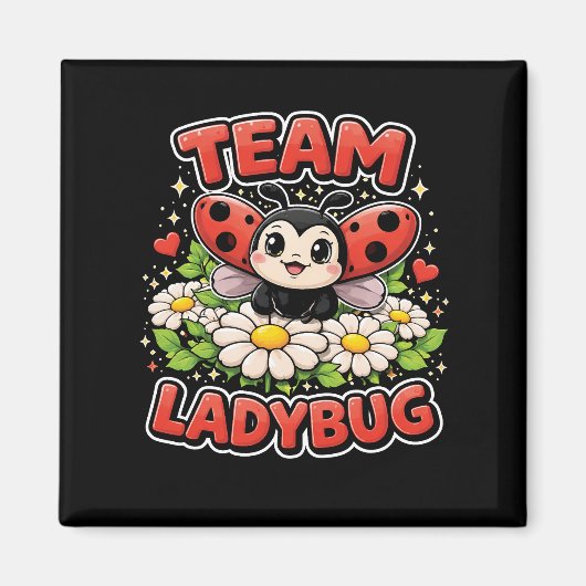 Team Ladybug Magneet (Voorkant)