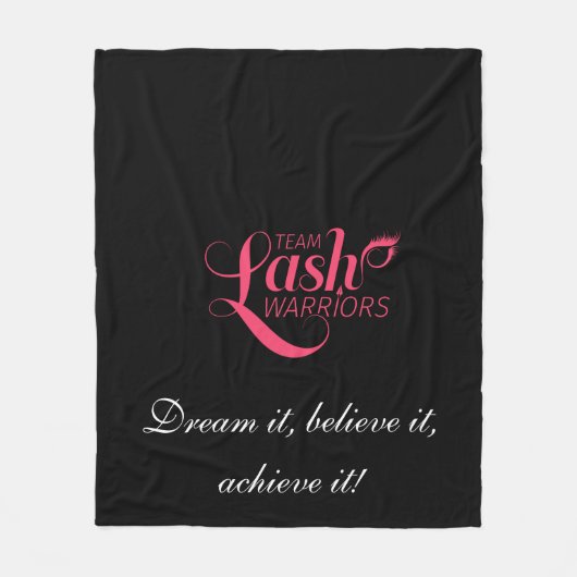 Team Lash Warriors Blanket Fleece Deken (Voorkant)