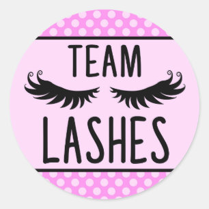 Team Lashes-gender onthullen stickers