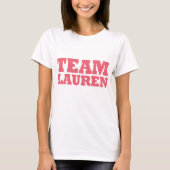 Team Lauren T-shirt (Voorkant)