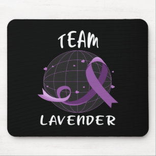 Team Lavendel Voor Kankerbewustzijn Wereld Kankerd Muismat