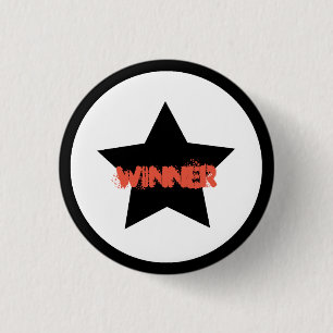 Team Leader Winner Star Button Pin