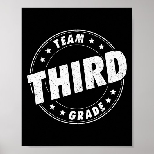 Team Leerkracht Derde Leerjaar Student Terug naar Poster (Voorkant)