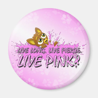 Team Live Pink ! Aimant 2011