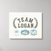 Team Logan Gilmore Girls Design Canvas Afdruk (Voorkant)