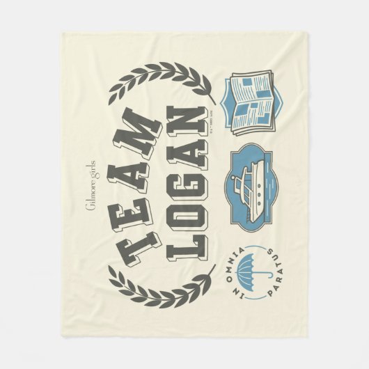 Team Logan Gilmore Girls Design Fleece Deken (Voorkant)