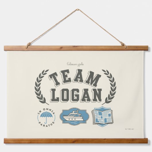Team Logan Gilmore Girls Design Hangend Wandkleed (Voorkant)