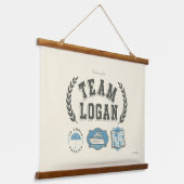 Team Logan Gilmore Girls Design Hangend Wandkleed (Gebogen)