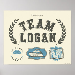 Team Logan Gilmore Girls Ontwerp Poster