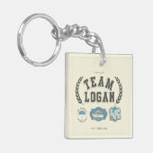 Team Logan Gilmore Girls-ontwerp Sleutelhanger (Voorkant Links)