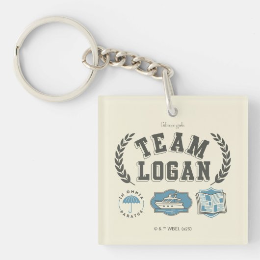 Team Logan Gilmore Girls-ontwerp Sleutelhanger (Voorkant)