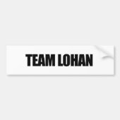 Team Lohan Bumpersticker (Voorkant)
